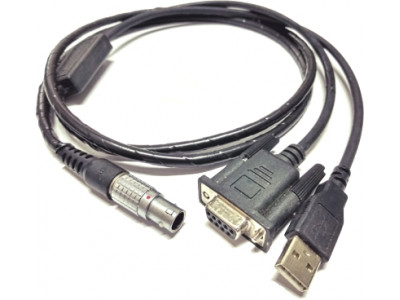 Cabo de dados HI-TARGET USB/RS232 p/ GPS V8/V9/HD8200